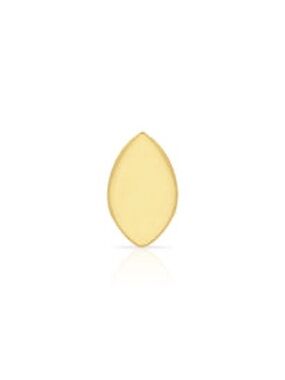 Maya Brenner Petal Stud Earrings Pair in Gold